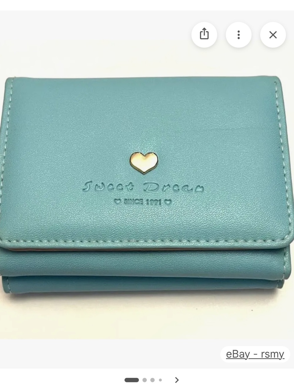 NWT Sweet Dreams SUNNY YELLOW Kiss Lock Double Snap WALLET